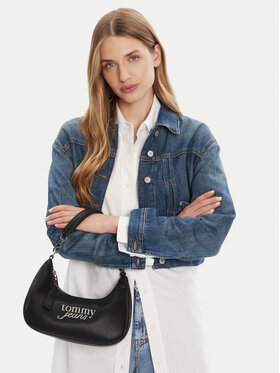 Tommy Jeans Tommy Jeans Kabelka Tjw Bold Script Shoulder Bag AW0AW17895 Černá