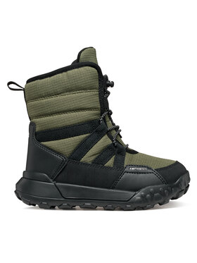 Geox Geox Sniego batai J Trekkyup Boy B Abx J46MBC 08V50 C0450 D Tamsiai žalia