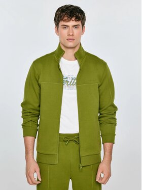BIG STAR BIG STAR Bluza WLADOR_301_170 Khaki Basic Fit