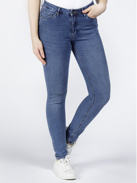 Cross Jeans Cross Jeans Jeansy C 4521-100 Niebieski Super Skinny Fit