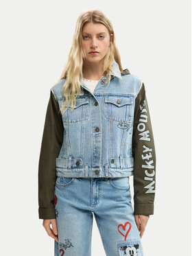 Desigual Desigual Джинсова куртка Kiss Mic 26SWED07 Голубий Regular Fit