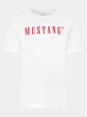 Mustang Mustang Футболка Austin 1014695 Білий Regular Fit