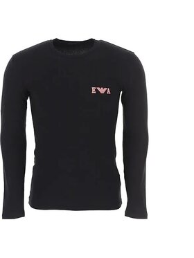 Emporio Armani Emporio Armani Longsleeve 11023 1A526 Czarny Slim Fit