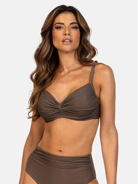 Feba Feba Bikini pezzo sopra FG90 Marrone