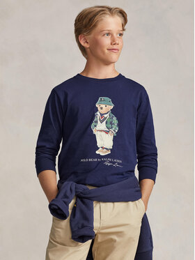 Polo Ralph Lauren Polo Ralph Lauren Bluzka Lscnpom4 323883620003 Granatowy Regular Fit
