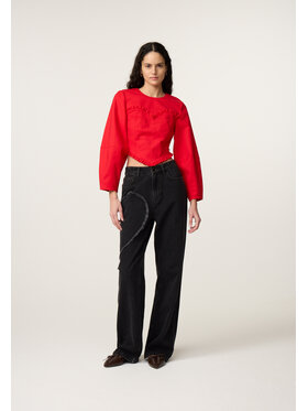 Fabienne Chapot Fabienne Chapot Bluzka 6827-1629-102 Czerwony Regular Fit