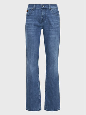 7 For All Mankind 7 For All Mankind Blugi Standard JSMNB800EM Albastru Standard Fit