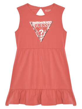 Guess Guess Ежедневна рокля K5GK22 K6YW4 Коралов Regular Fit