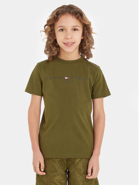 Tommy Hilfiger Tommy Hilfiger Majica KS0KS00397 Zelena Regular Fit