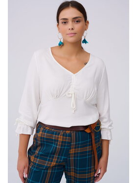 blue shadow blue shadow Bluzka Kylie BS Écru Standard Fit