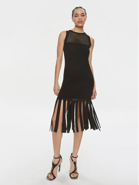 Marella Marella Vestito estivo Cacao 2413391022 Nero Regular Fit