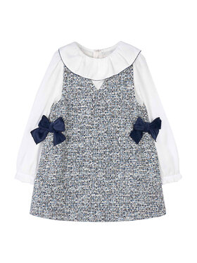 Mayoral Mayoral Rochie de zi 4990 Gri Regular Fit