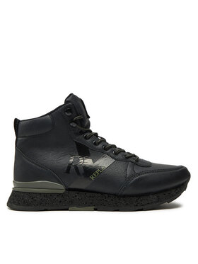 REPLAY REPLAY Сникърси Arthur Ry Mid Mid-Top GMS68.000.C0091S Черен