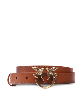 Pinko Pinko Moteriškas Diržas Love Berry H2 Belt PE 23 PLT01 100143 A0F1 Ruda