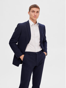 Selected Homme Selected Homme Marškiniai 16087706 Balta Slim Fit