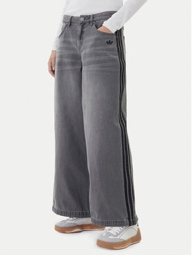 adidas adidas Džinsi adicolor Denim Adilenium JV7455 Pelēks Wide Leg