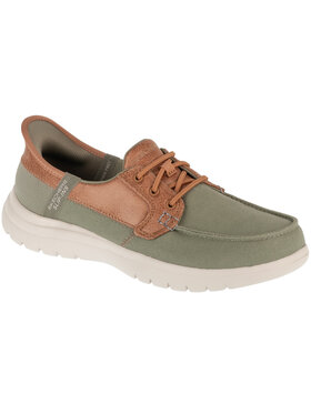 Skechers Skechers Półbuty Skechers Slip-Ins: On-The-Go Flex - Palmilla Zielony