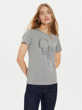Guess Guess Póló W4BI16 I3Z14 Szürke Regular Fit