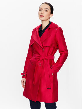 Morgan Morgan Trench 231-GIKA Roșu Regular Fit