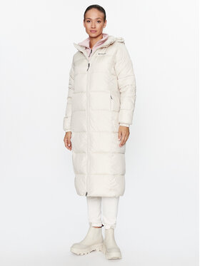 Columbia Columbia Vatovaná bunda Puffect™ Long Jacket Hnedá Regular Fit