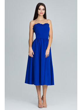 FIGL FIGL Šaty M602 Modrá Regular Fit