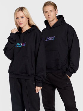 2005 2005 Džemperis Unisex Holo Juoda Relaxed Fit