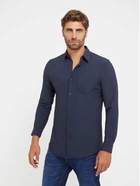 Guess Guess Koszula 152077 Niebieski Classic Fit