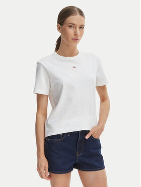 Calvin Klein Jeans Calvin Klein Jeans Tricou LV047F227G Alb Classic Fit