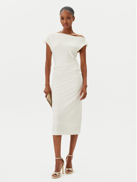 BOSS BOSS Coctailkleid Etrimi2 50540871 Écru Slim Fit