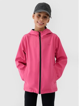 4F 4F Kurtka softshell 4FJWSS25TSOFF305-54S Różowy Regular Fit
