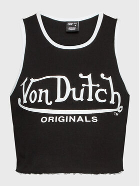 Von Dutch Von Dutch Топ Ashley 6 231 048 Чорний Slim Fit
