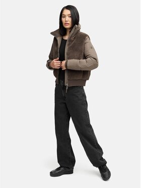 Navahoo Navahoo Kurtka zimowa Teddyzone Brązowy Regular Fit