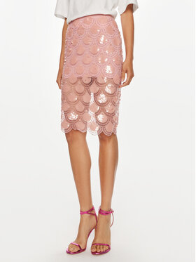 ROTATE ROTATE Bleistiftrock Dula 1134461922 Rosa Slim Fit