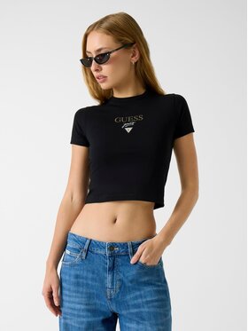 Guess Jeans Guess Jeans Marškinėliai 180328 Juoda Classic Fit