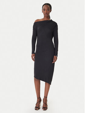 Patrizia Pepe Patrizia Pepe Kokteilikleit 8A1606/J37-K103 Must Regular Fit