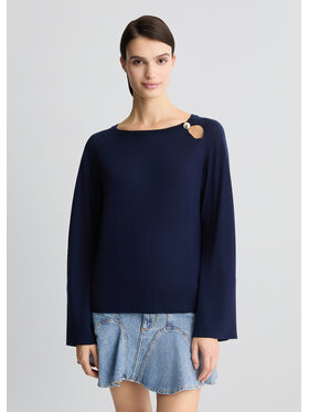 Liu Jo Liu Jo Sweter CA5103MA63OX0234 Błękitny Regular Fit