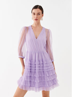 TWINSET TWINSET Rochie cocktail 232TP2641 Violet Regular Fit