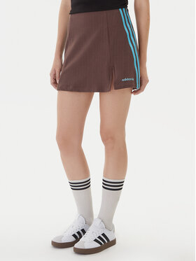 adidas adidas Spódnica mini JX5305 Brązowy Regular Fit