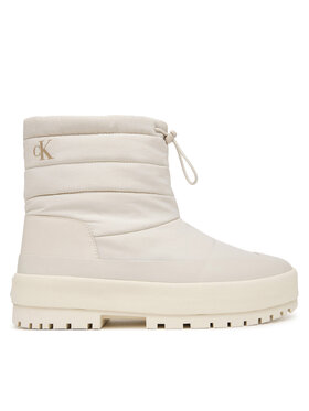 Calvin Klein Calvin Klein Μπότες Χιονιού Vulc Flatform Snowboot Nyl HW0HW03245 Κρεμ