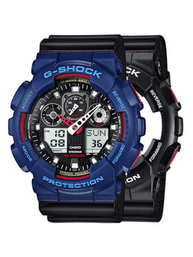Casio Casio Zegarek SET GA-100-1A4ER + BEZEL 10527398 + PASEK 10347688 Czarny