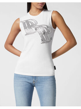 PHILIPP PLEIN PHILIPP PLEIN Smanicato 15339 Bianco Skin Tight Fit