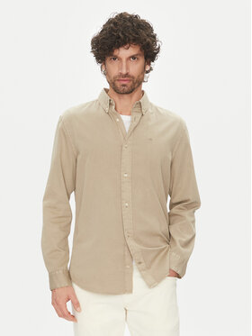 Calvin Klein Calvin Klein Cămașă K10K114200 Bej Comfort Fit
