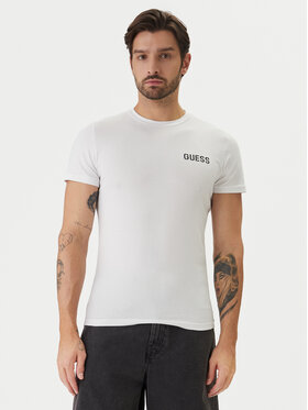 Guess Guess Póló U6GM03 K6YW1 Fehér Slim Fit