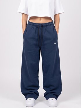 Jigga Wear Jigga Wear Spodnie dresowe Szerokie 133084 Granatowy Regular Fit