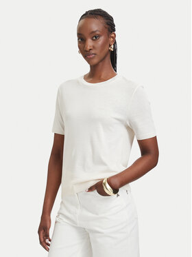 Patrizia Pepe Patrizia Pepe T-shirt 2M4542/J419-W417 Crema Regular Fit