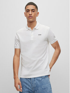 HUGO Hugo Polo marškinėliai Donos222 50466182 Balta Regular Fit
