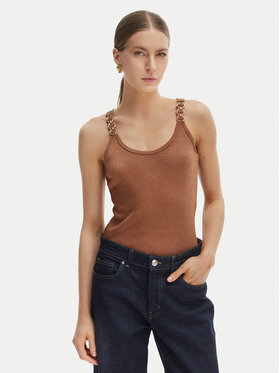 Morgan Morgan Top 251-DIDOA Miedziany Slim Fit