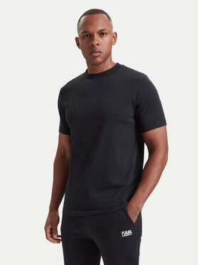 KARL LAGERFELD KARL LAGERFELD Tričko 755040 564235 Tmavomodrá Regular Fit