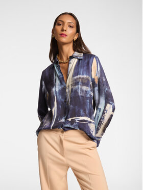 Elena Mirò Elena Mirò Camicia 5164P100229N043 Blu Regular Fit