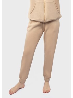 DKaren Sport DKaren Sport Spodnie materiałowe DK-K-B1 Beżowy Classic Fit